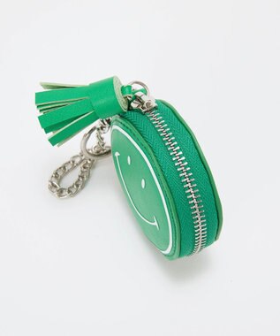 TOPKAPI 【新色追加】【Breath TOPKAPI】SMILE COLLECTION スマイル ラウンド ポーチ / チャーム グリーン