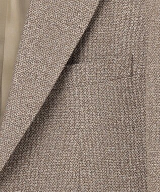 J.PRESS MEN 【NEWSTAGE】シルキーソフトツイード ジャケット/総裏 ベージュ系