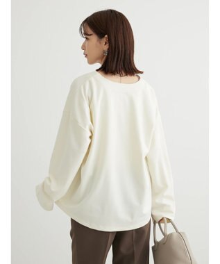 Green Parks Ｂ．ＳＥＴ２点深Ｖプルオーバー＋スクエアタンク Ecru