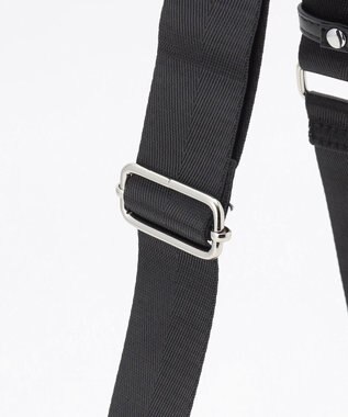 Y'SACCS ドローイングチェック ショルダーバッグ グレー