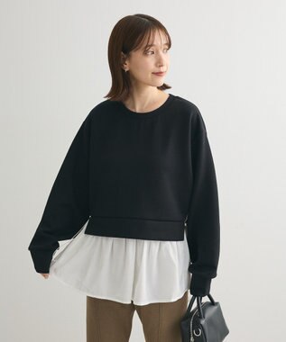 Green Parks ＳｏｆｔＣｕｓｈｉｏｎダンボールドッキングチュニック Black