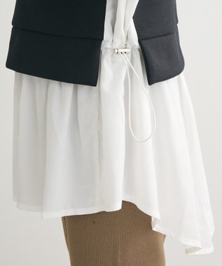 Green Parks ＳｏｆｔＣｕｓｈｉｏｎダンボールドッキングチュニック Black