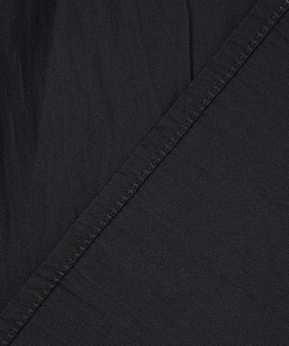 組曲 S ギャザーライトデシン ブラウス ネイビー系