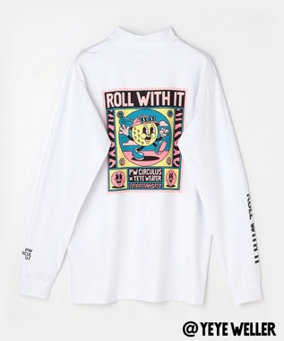 PW CIRCULUS 【UNISEX】【コラボアイテム】Yeyeコラボ ロングスリーブモックネックT ゴルフ