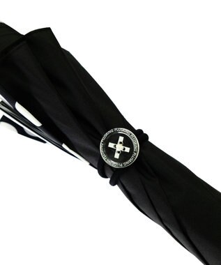 +RING 【プラスリング】【数量限定】 レディース向け 雨傘（長）60cm BLK T1221 黒
