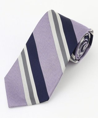 J.PRESS MEN 【STRUCTURE MIX COLLECTION】ストラクチャーミックス ネクタイ ふじ色系2