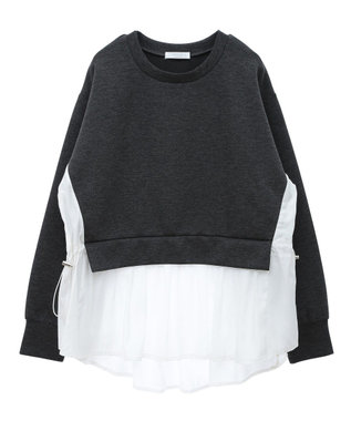 Green Parks ＳｏｆｔＣｕｓｈｉｏｎダンボールドッキングチュニック Black