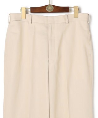 J.PRESS MEN 【J.PRESS ORIGINALS】Cotton Polyester Drill New Piped Stem Slacks / Big Back Belt / Japan Made ベージュ系
