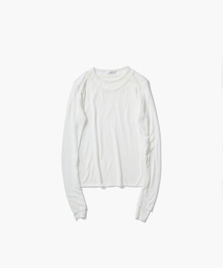 ATON TENCEL SILK CIRCULER RIB | クルー＆クルーレイヤード