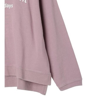 CRAFT STANDARD BOUTIQUE ミニ裏毛パウダー加工ＰＴ　Ｐ／Ｏ　Ｌ／Ｓ Lavender