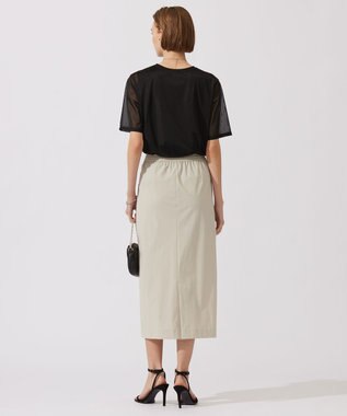 ICB L 【接触冷感・UVカット・洗える】アトラストリコット ナロースカート トープ系