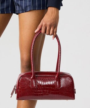 STEVE MADDEN BANISE スクエアフォルムバッグ レッド