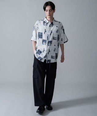 WEGO アムンゼンパターンBIGシャツ（SS） 柄1