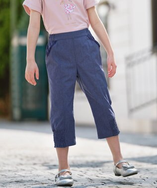 組曲 KIDS 【150-160㎝】シャーリング パンツ