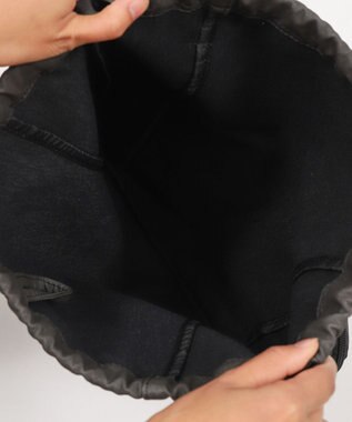 WEGO PUポケットデザインナップサック グレー