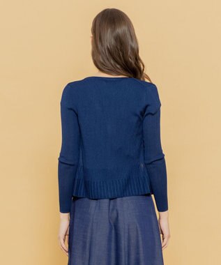 TOCCA 【洗える！】AJISAI カーディガン ネイビー系