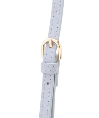 TOCCA 【八木アリサさん着用】PETAL SILHOUETTE LEATHER POCHETTE ポシェット ブルー系