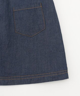 組曲 KIDS 【80-100cm】デニム ジャンパースカート ブルー系