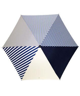 +RING 【UVカット90%以上】【数量限定】UNISEX  折傘 55cm NVY-STP T1233 紺