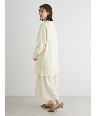 Green Parks ＳＥＴ２点　ニットチュニック＋キャミワンピース Ecru