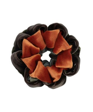 ACCA ベルベット ループシュシュ オレンジ