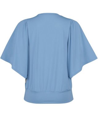 CW-X 【WOMEN】 CW-X レディース トップス 吸汗速乾(本体) 半袖(5分袖) Uネック スポーツ DLY175 /ワコール サックス