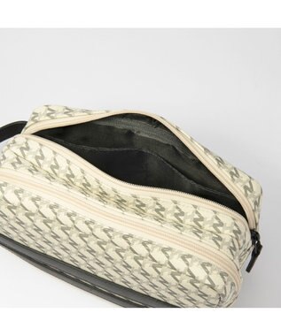 ZERO HALLIBURTON モノグラム カートポーチ 82535 ゴルフバッグ アイボリー