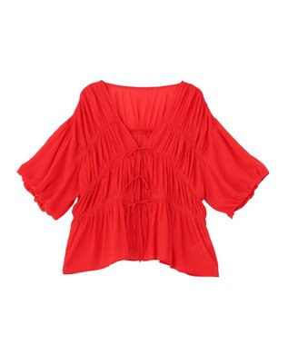 AMERICAN HOLIC フロントリボンブラウス Red