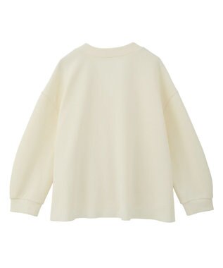 YECCA VECCA 金釦カットジョーゼットカーディガン Ivory