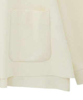 YECCA VECCA 金釦カットジョーゼットカーディガン Ivory