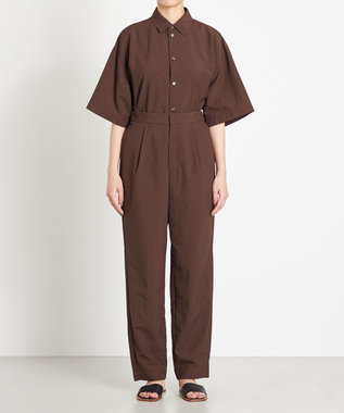 NAVE 【ReNAVE　撥水機能・UVカット・透湿・接触冷感・洗える】ナイロンタスランパンツ ダークブラウン系