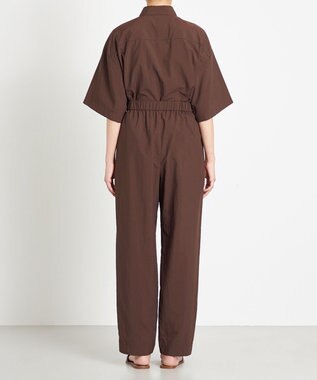 NAVE 【ReNAVE　撥水機能・UVカット・透湿・接触冷感・洗える】ナイロンタスランパンツ ダークブラウン系