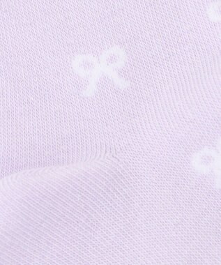 ANY KIDS 【3点セット】ソックス （ネコ） ラベンダー