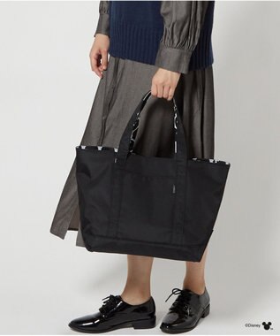 Y'SACCS 【Disney Collection】シルエットプリントトートバッグ　Mサイズ ブラック