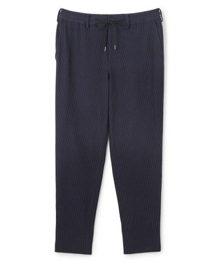 JOSEPH HOMME 【洗える/ストレッチ】ソフトプリーツストレッチ ドロスト付テーパードパンツ / PEGG CONVERTIBLE ネイビー系