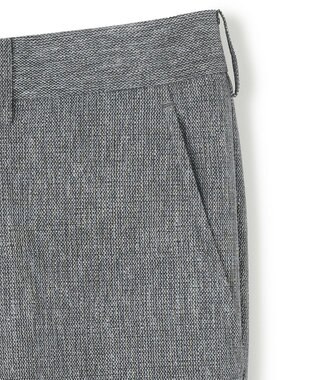 JOSEPH HOMME 新柄【洗える/ストレッチ/シワになりにくい/セットアップ対応可】クールドッツストレッチ テーパードパンツ / CITY ライトグレー系