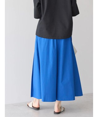 AMERICAN HOLIC 接触冷感タックフレアスカート Blue