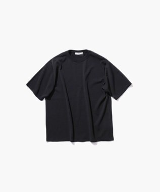 ATON FRESCA KNIT | ハーフスリーブクルーネックセーター - UNISEX BLACK