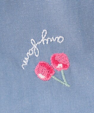 ANY KIDS 総柄刺繍 キュロット ブルー