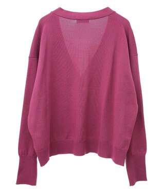 earth music&ecology メニーポケットカーディガン Dark Pink