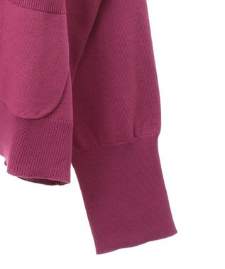 earth music&ecology メニーポケットカーディガン Dark Pink