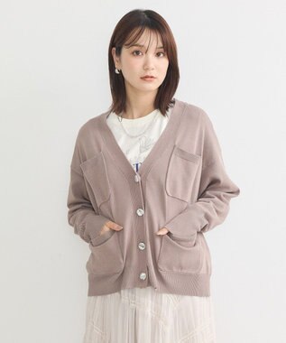 earth music&ecology メニーポケットカーディガン Mocha