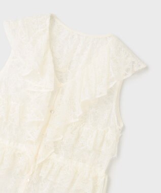 GRACE CONTINENTAL フリルカラーレースワンピース キナリ