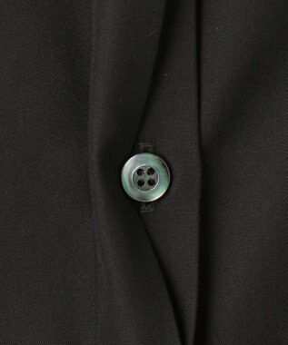 23区 【23区 lab.】ハイカウントコットン パフスリーブ シャツ ブラック系