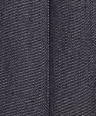 ICB L 【洗える】リアクティブソフトデニム　セミフレアパンツ インディゴ系