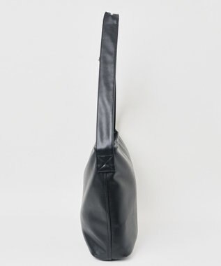 WEGO 【ユニセックス着用ITEM】レザータッチBIGショルダー ブラック
