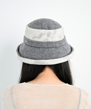 ATRENA 【ふわもこ】エアリーエッジアップ ハット グレー