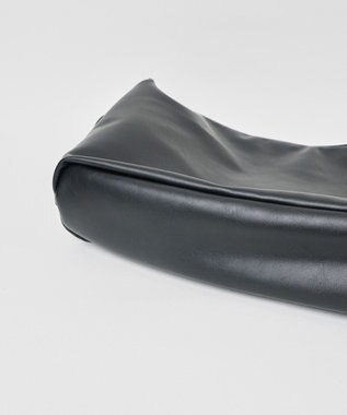 WEGO 【ユニセックス着用ITEM】レザータッチBIGショルダー ブラック