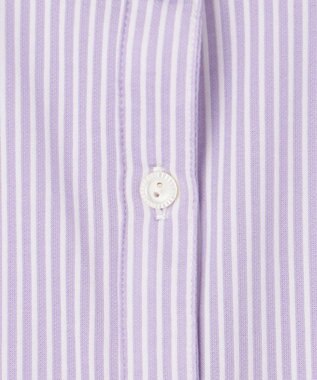 J.PRESS LADIES 【WEB限定カラーあり】ストライプジャカード バンドカラー カットソー ラベンダー系1