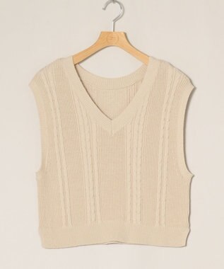 ONWARD Reuse Park 【any SiS】ベスト秋冬 ベージュ